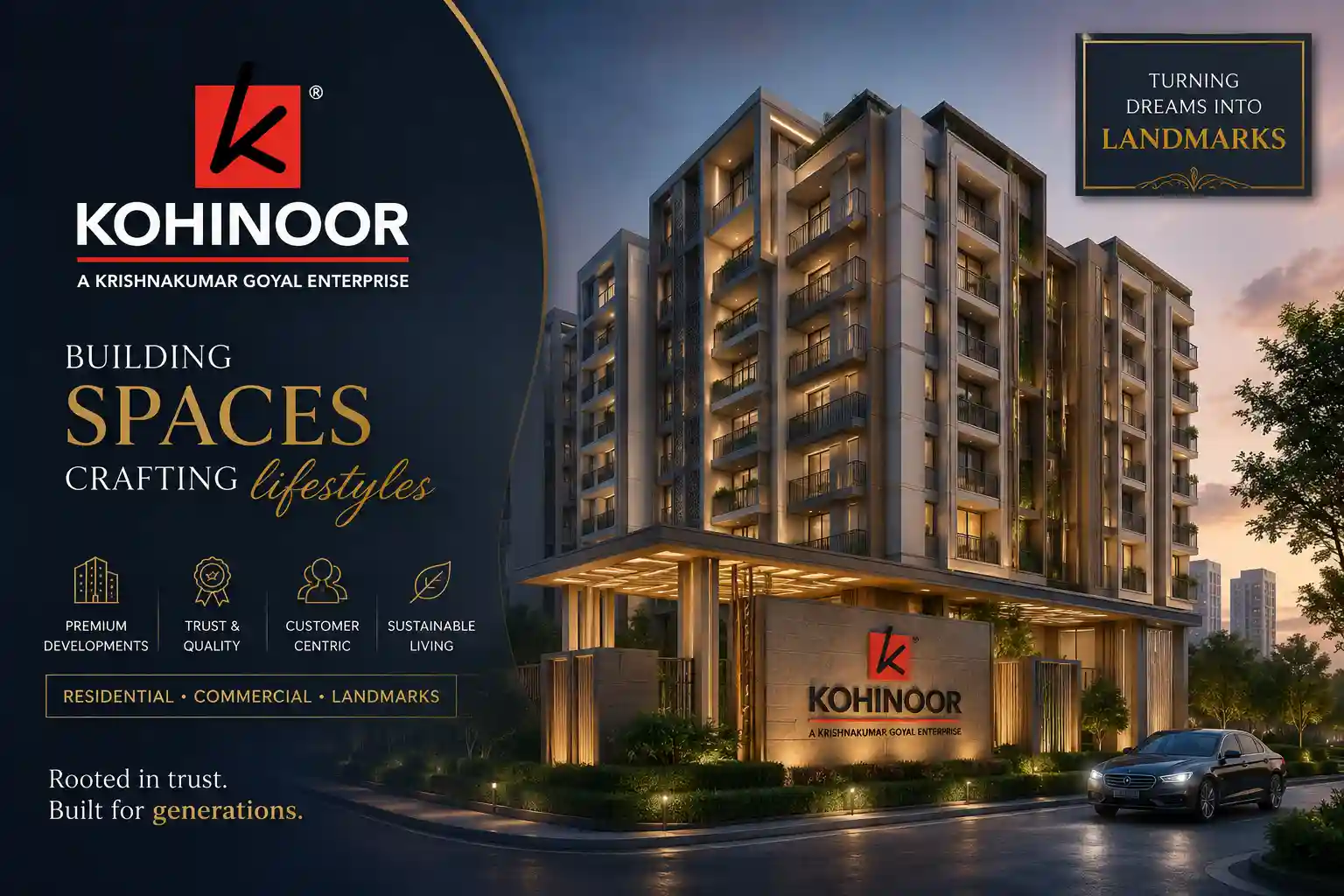 Kohinoor Group Dombivli residential apartments and township projects