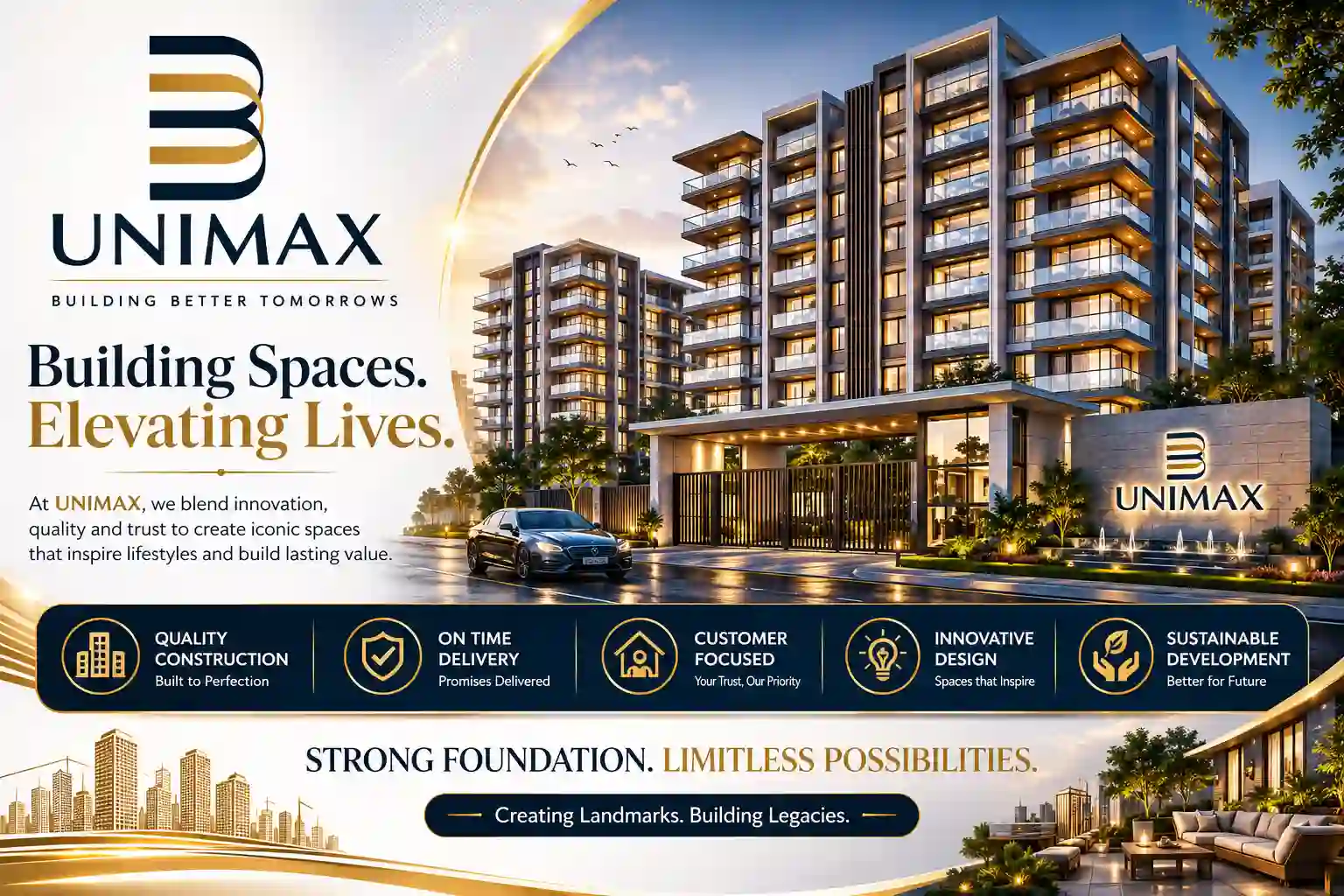 Unimax World Dombivli residential apartments and housing projects
