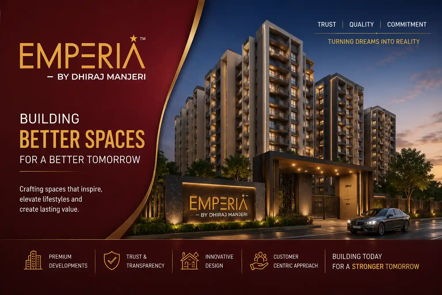 Emperia Group official logo for Dombivli projects